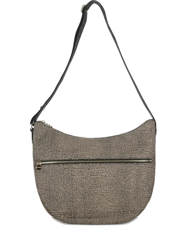 Borbonese Schultertasche aus Leder - Braun Braun