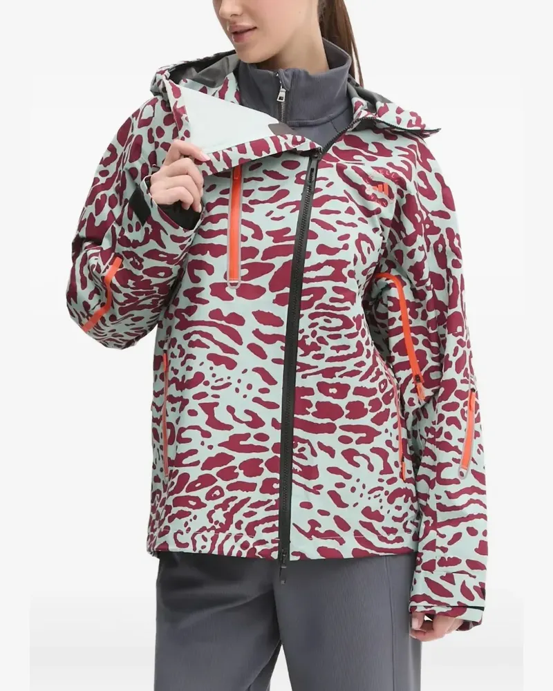 adidas leopard-print jacket - Grün Grün
