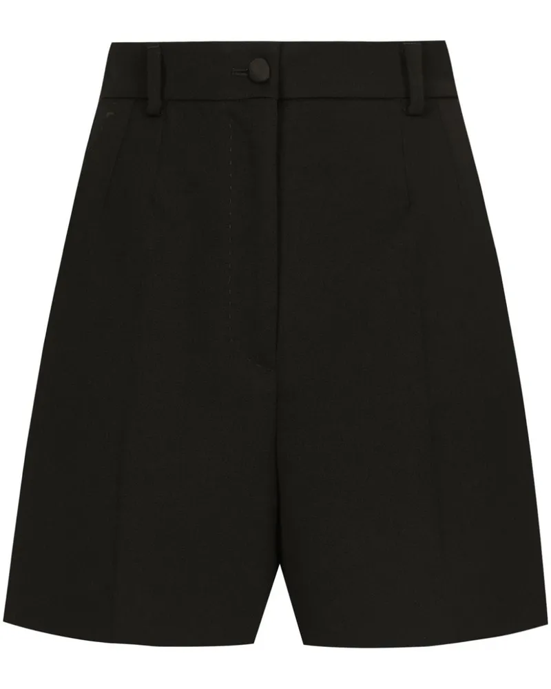 Dolce & Gabbana Shorts mit hohem Bund - Schwarz Schwarz