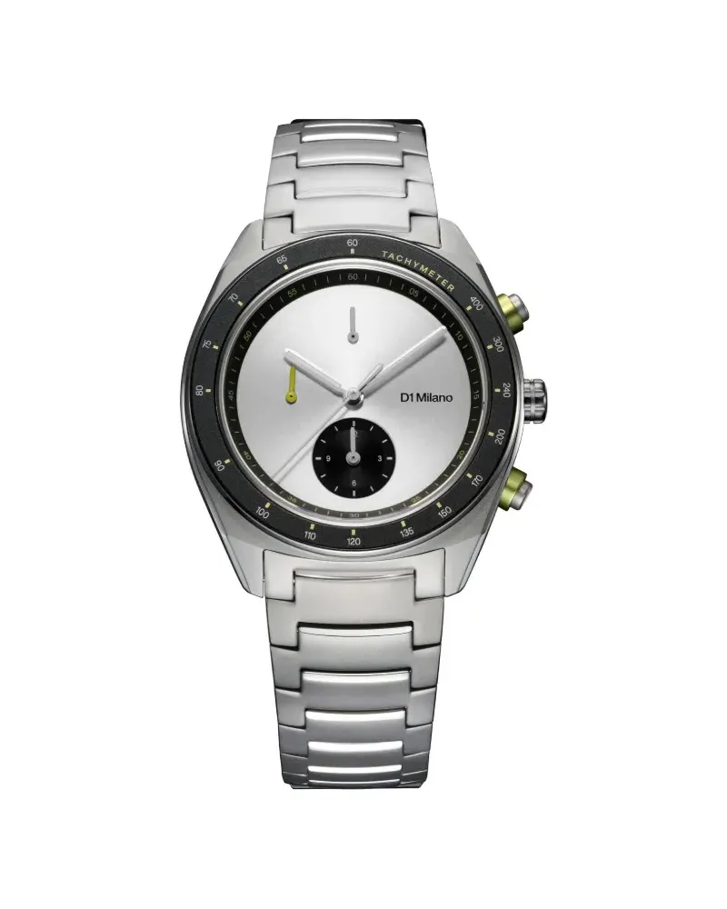 D1 Milano Cronografo 40mm Silber