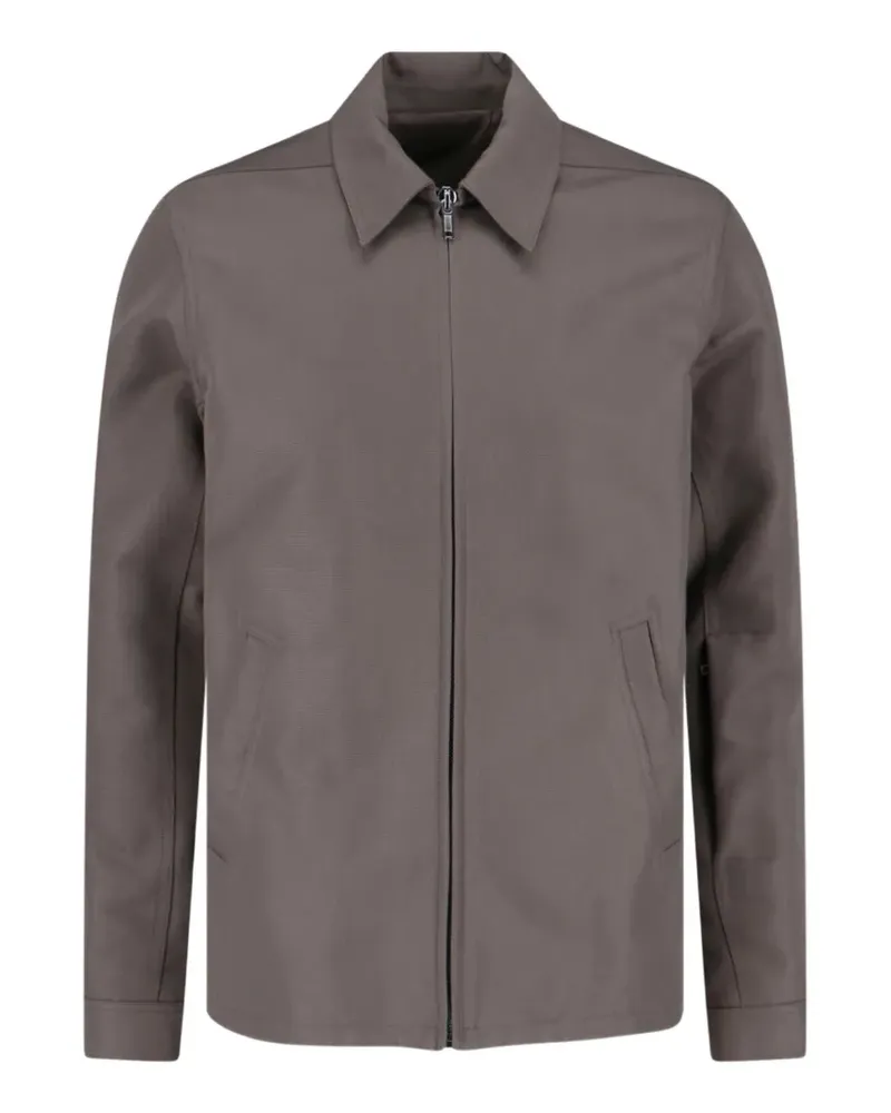 Rick Owens Jumbo Faun snap-closures shirt - Braun Braun