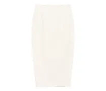 Bleistiftrock mit seitlichen Schlitzen - Nude