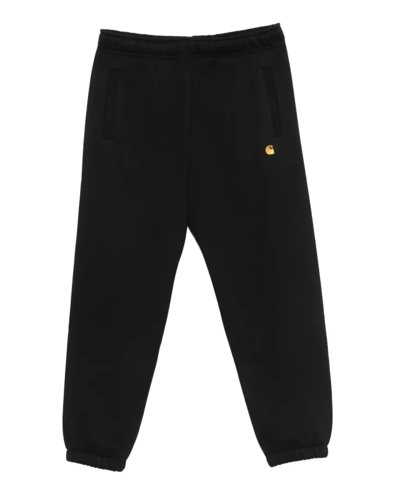 Carhartt WIP Chase logo-embroidered elasticated track pants - Schwarz Schwarz