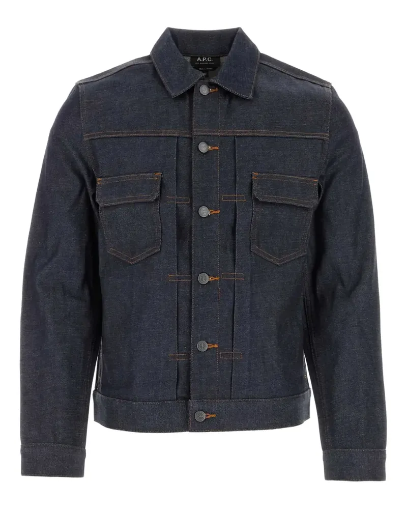 A.P.C. Klassische Jeansjacke - Blau Blau