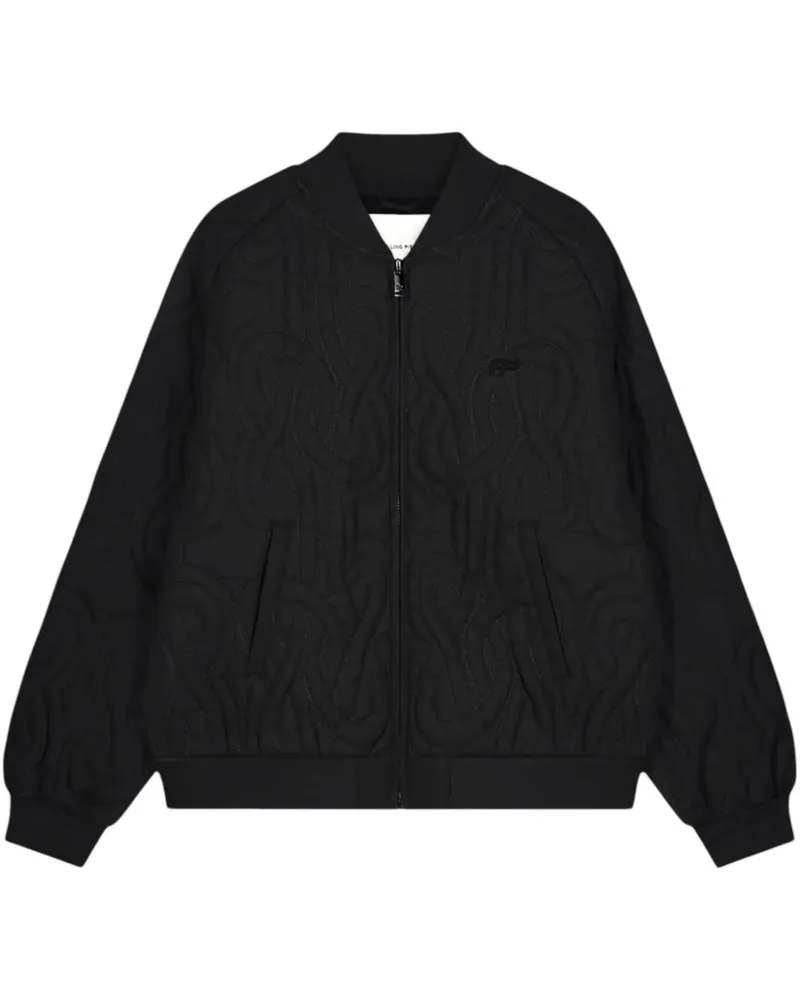 Filling Pieces Gesteppte Bomberjacke - Schwarz Schwarz