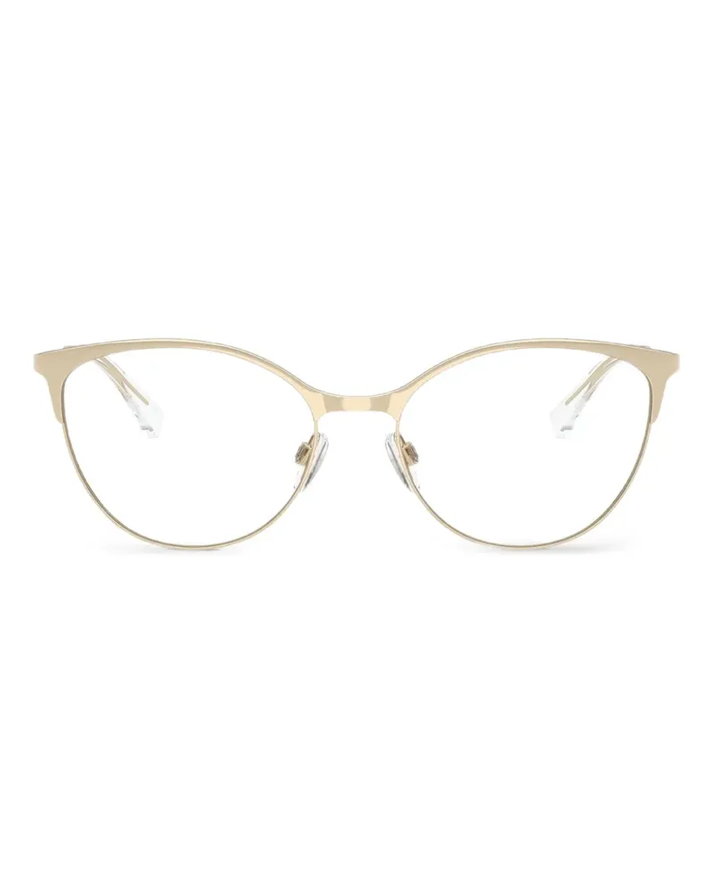 Emporio Armani Klassische Cat-Eye-Brille - Gold Gold