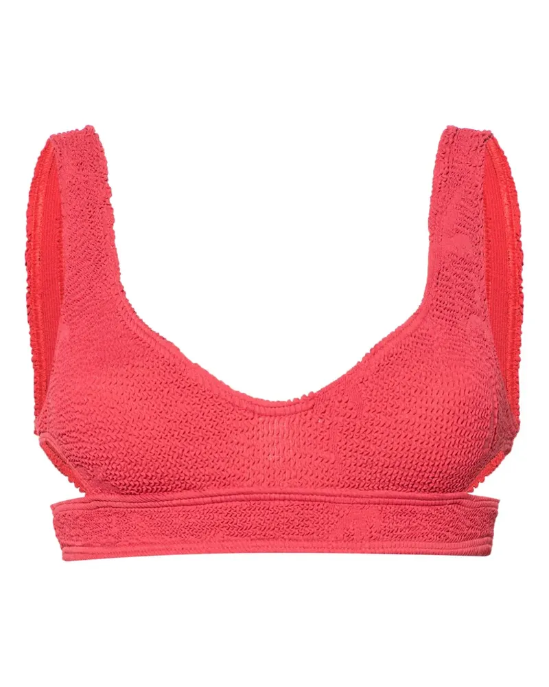 bond-eye Gesmoktes Nino Bikinioberteil - Rot Rot