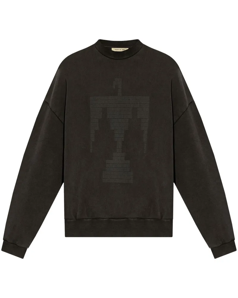 Fear of God Sweatshirt mit grafischem Print - Schwarz Schwarz