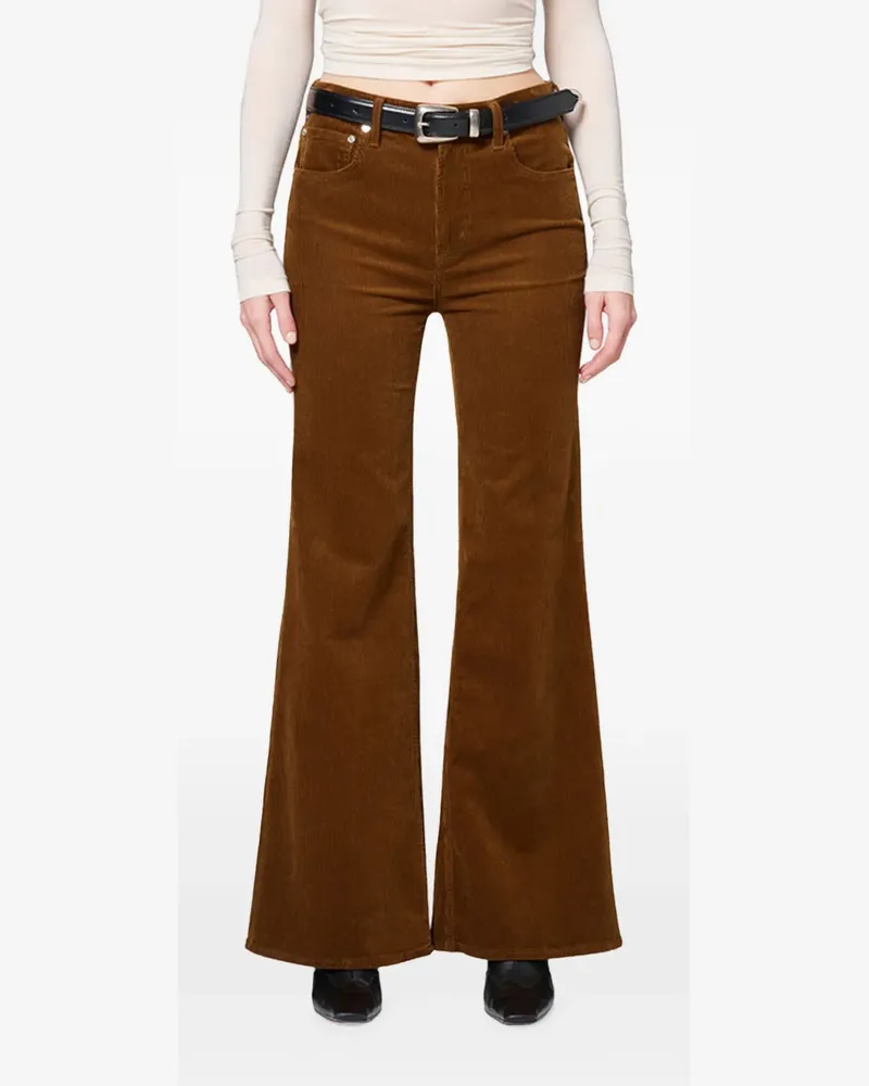 Citizens of humanity corduroy flared trousers - Braun Braun