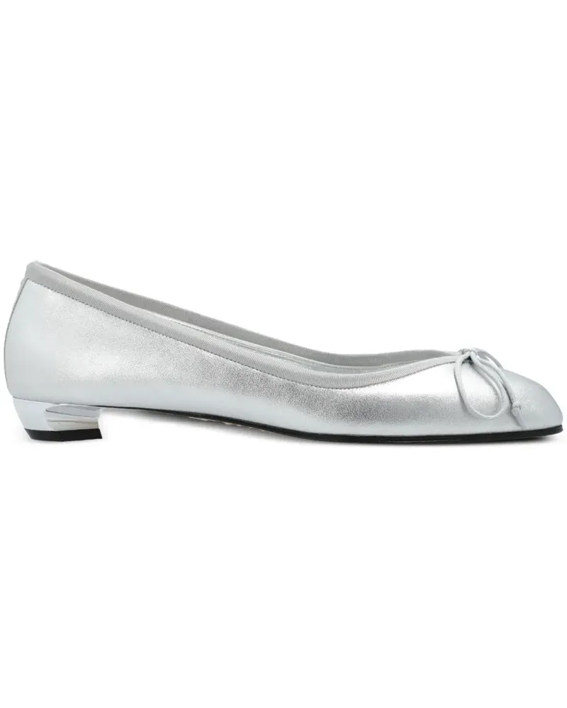 Alexander McQueen Armadillo Ballerinas - Silber Silber