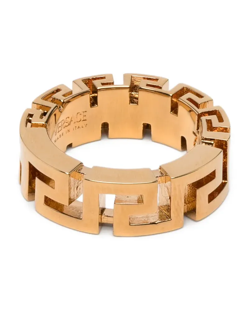 Versace Geometrischer Ring - Gold Gold