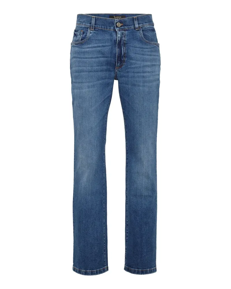 Billionaire Five-Pocket-Jeans mit Stickerei - Blau Blau