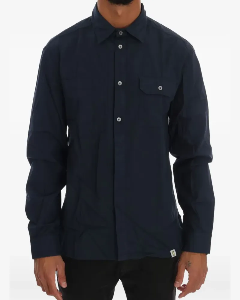 John Galliano Hemd aus Popeline - Blau Blau