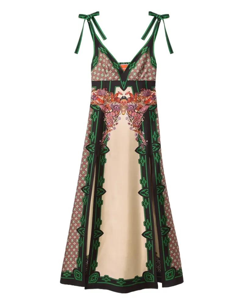 La DoubleJ Midikleid mit geometrischem Print - Nude Nude