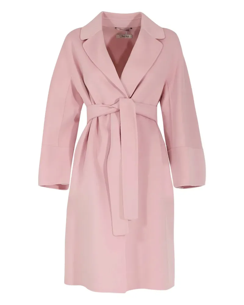 Max Mara Mantel mit Gürtel - Rosa Rosa