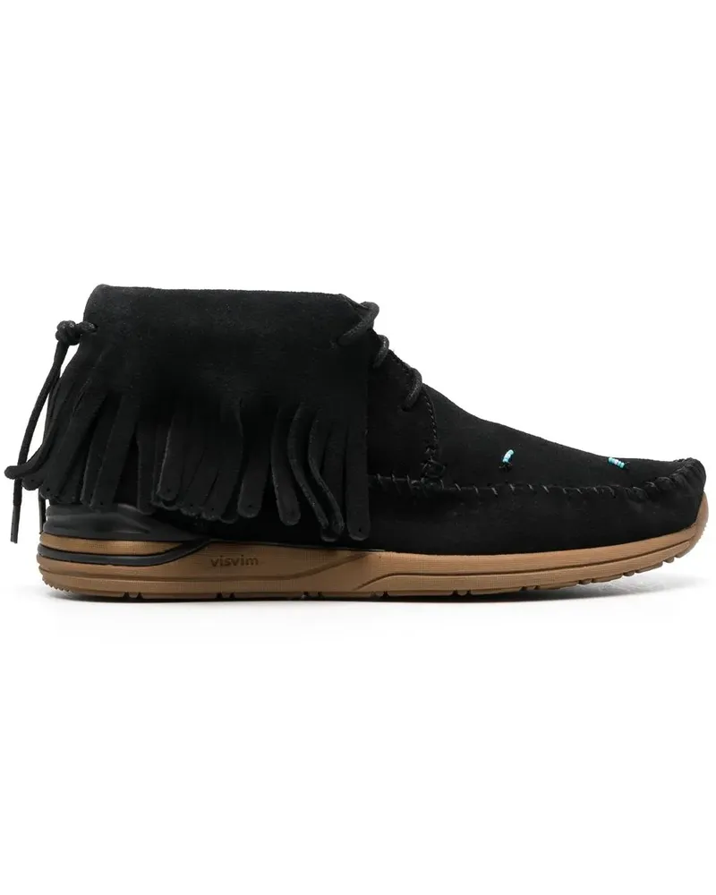 Visvim FBT Shaman Folk Schnürstiefel - Schwarz Schwarz