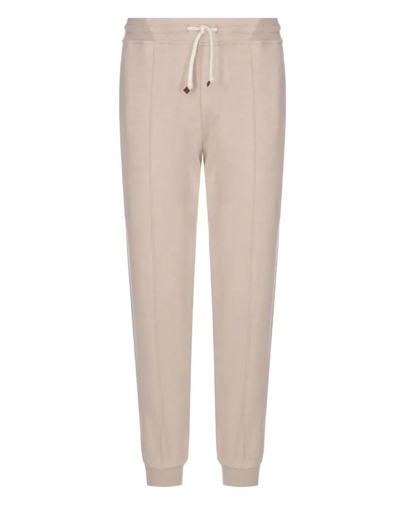 Brunello Cucinelli Melierte Jogginghose - Nude Nude