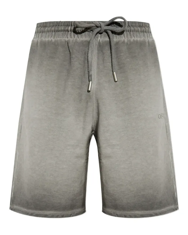 OFF-WHITE Joggingshorts mit Kordelzug - Grau Grau