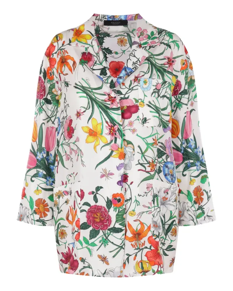 Gucci Hemd mit Print - Weiß Weiß