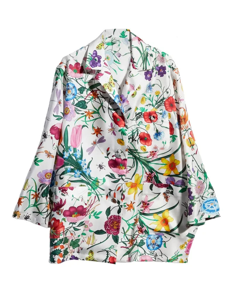 Gucci Hemd mit Print - Weiß Weiß