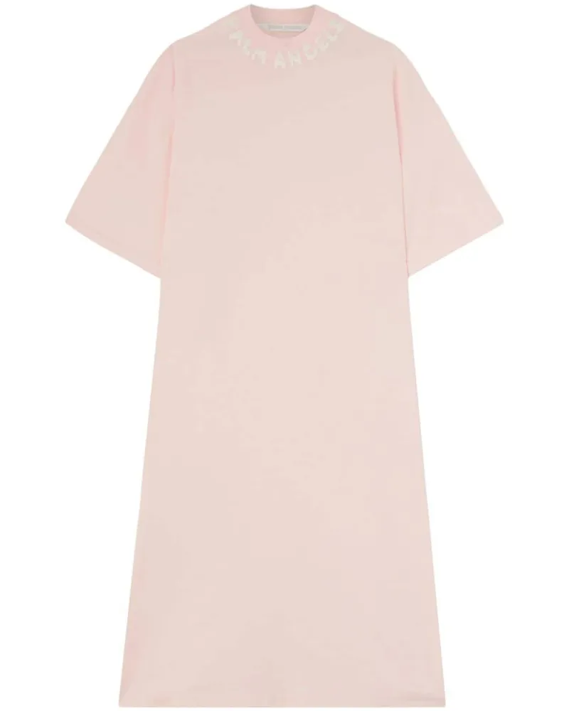 Palm Angels Classic Logo Baumwollkleid - Rosa Rosa