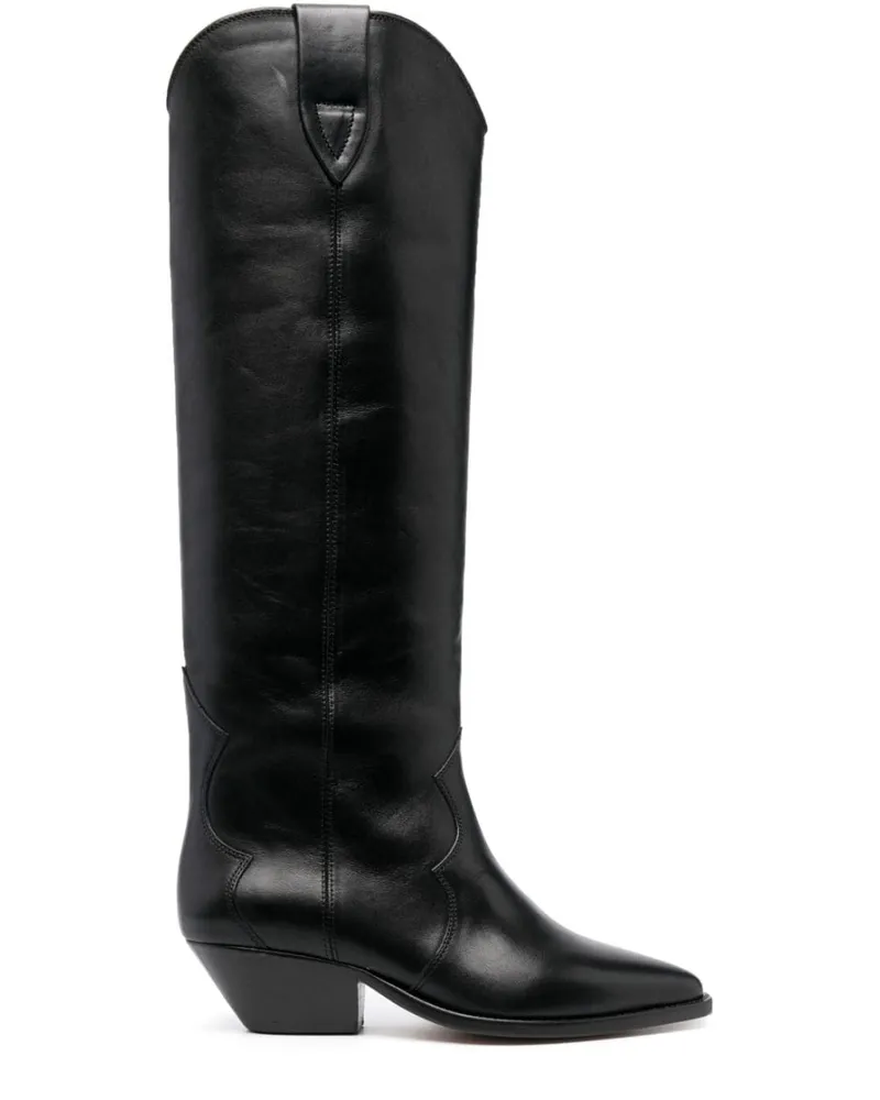 Isabel Marant Kniehohe Stiefel 40mm - Schwarz Schwarz