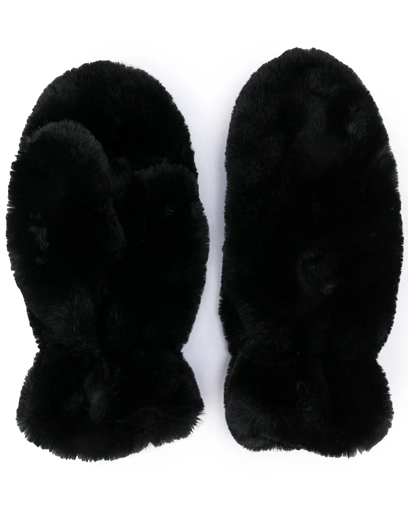 APPARIS Coco Fäustlinge aus Faux Fur Schwarz