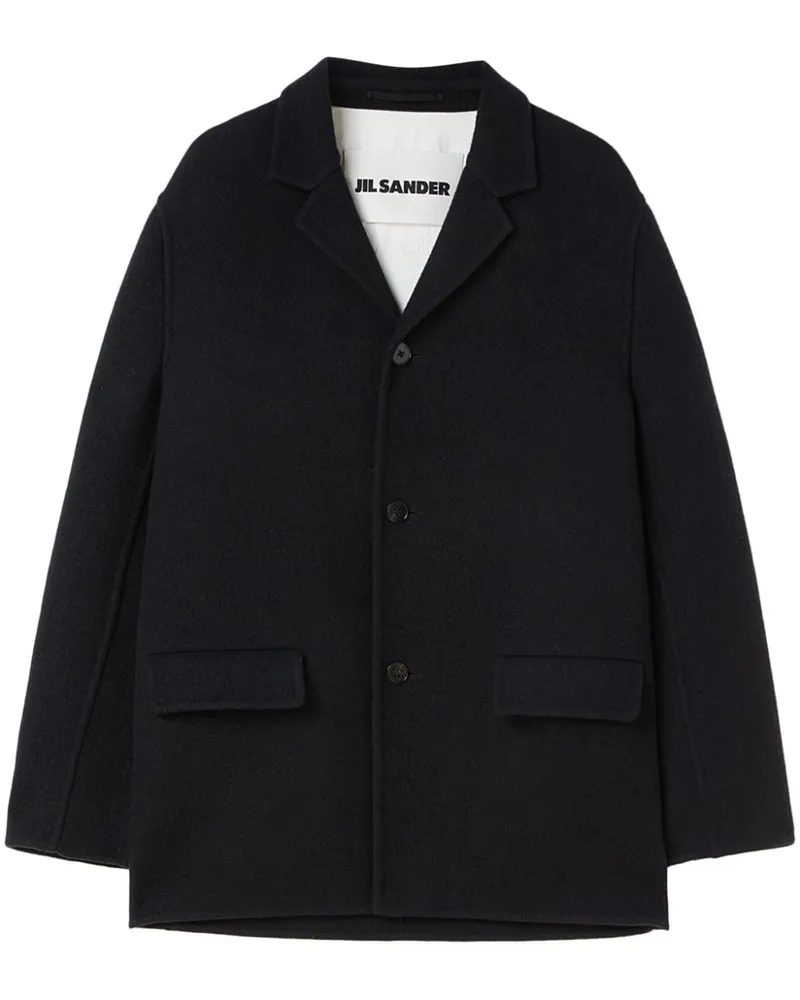 Jil Sander Dekonstruierte Jacke - Schwarz Schwarz