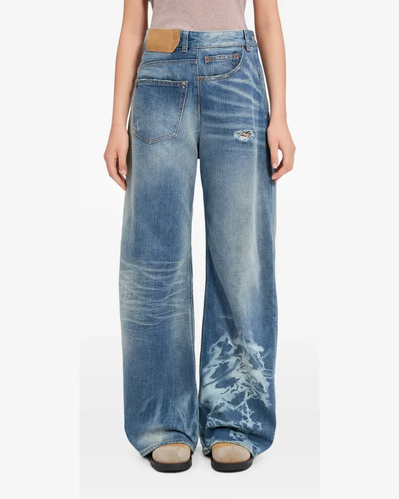 Maison Margiela wide-leg jeans - Blau Blau