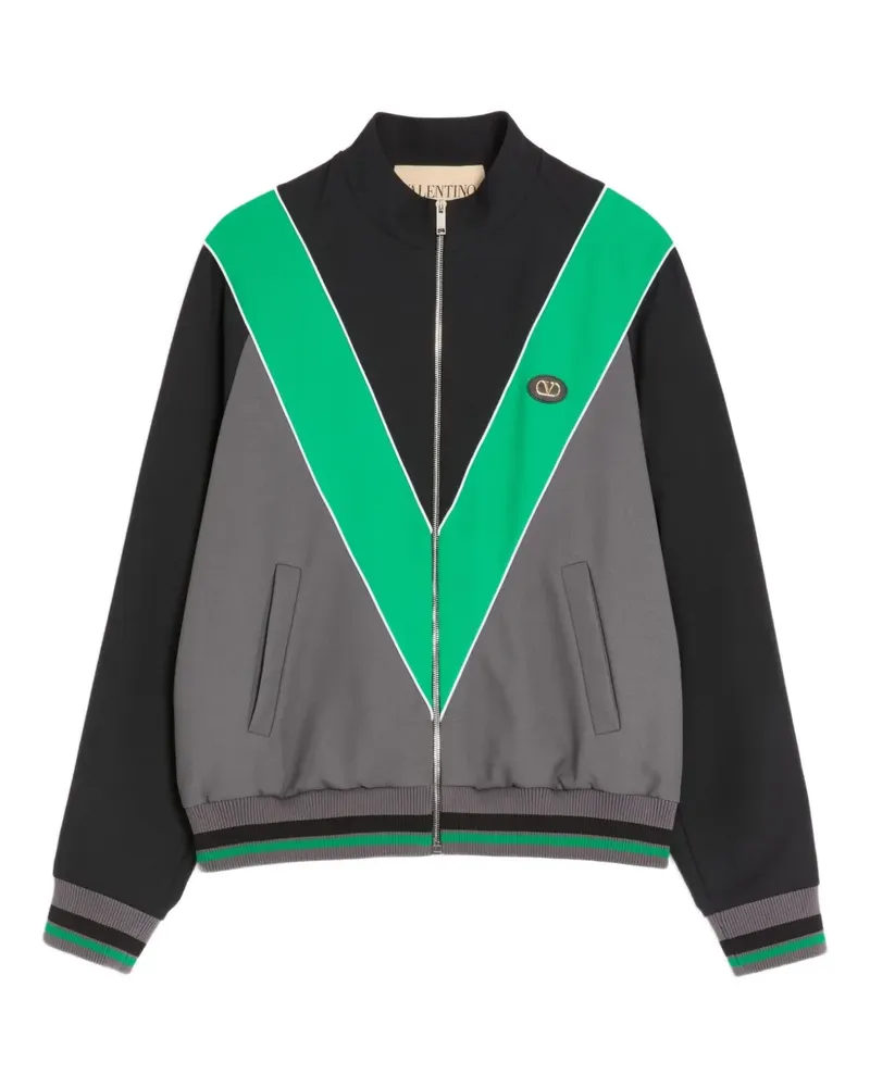 Valentino Garavani Sweatshirt mit VLogo-Patch - Schwarz Schwarz