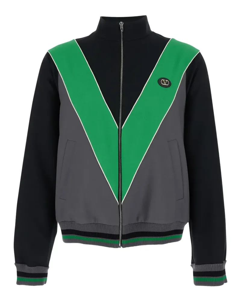 Valentino Garavani Pullover mit Logo-Patch - Schwarz Schwarz