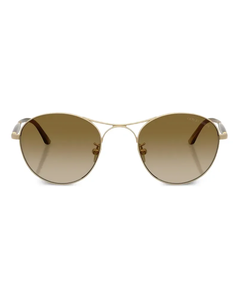 Giorgio Armani round sunglasses - Gold Gold