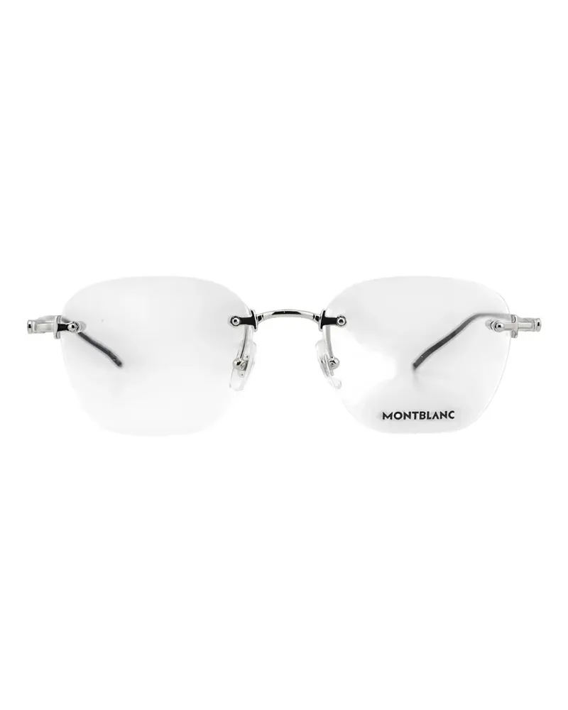 Montblanc rimless square-frame glasses - Silber Silber