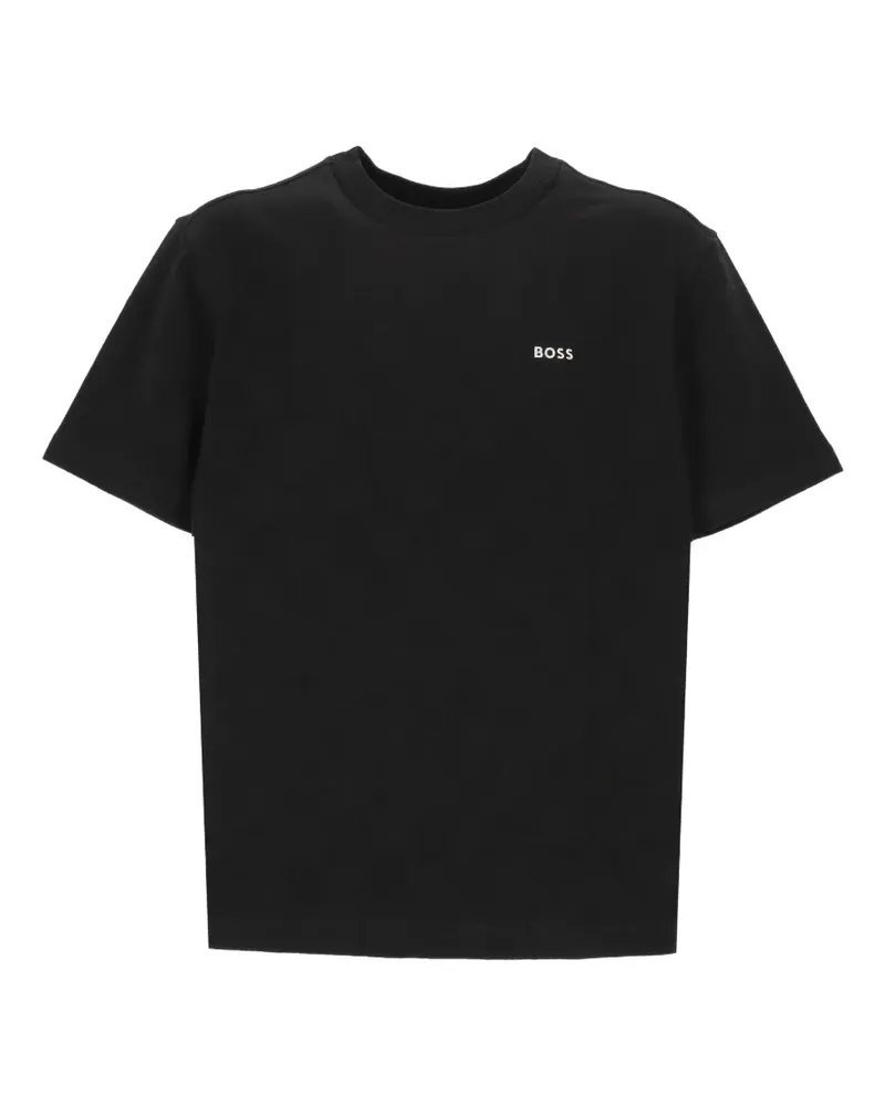 HUGO BOSS T-Shirt mit Logo-Print - Schwarz Schwarz