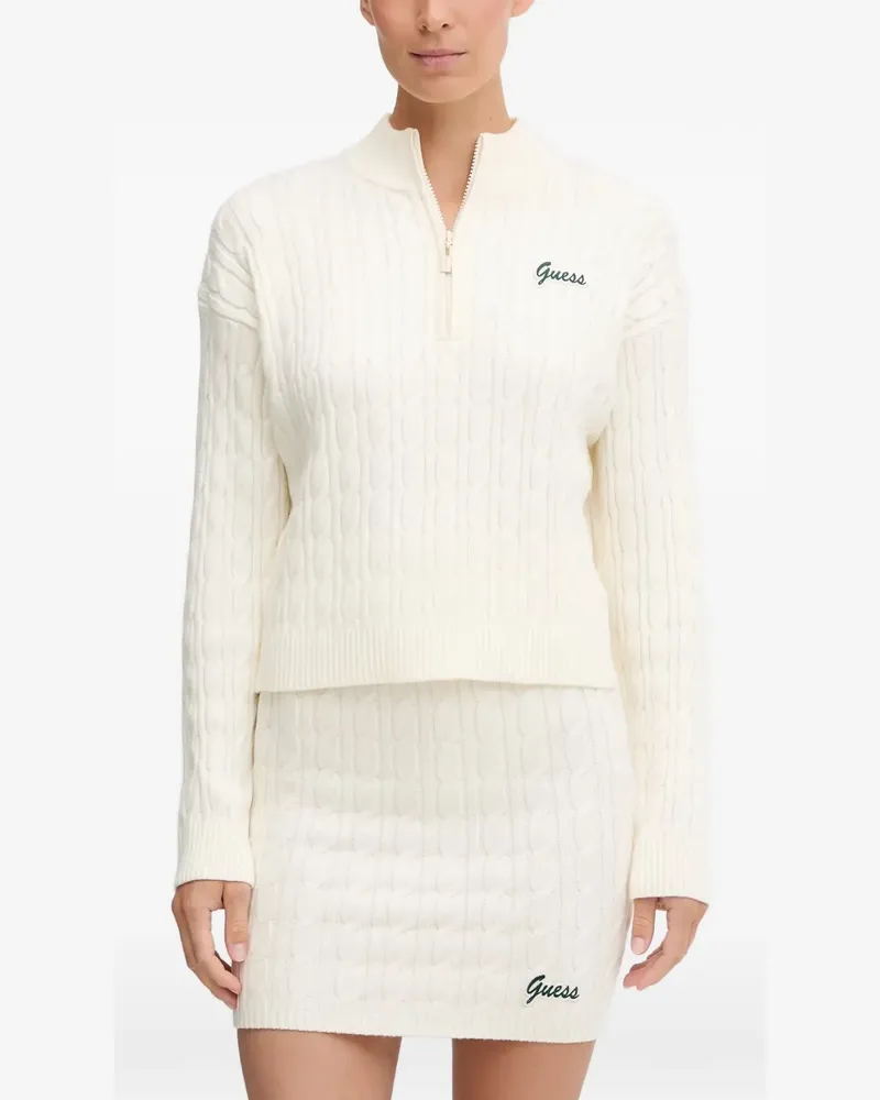 Guess Pullover mit Zopfmuster - Nude Nude