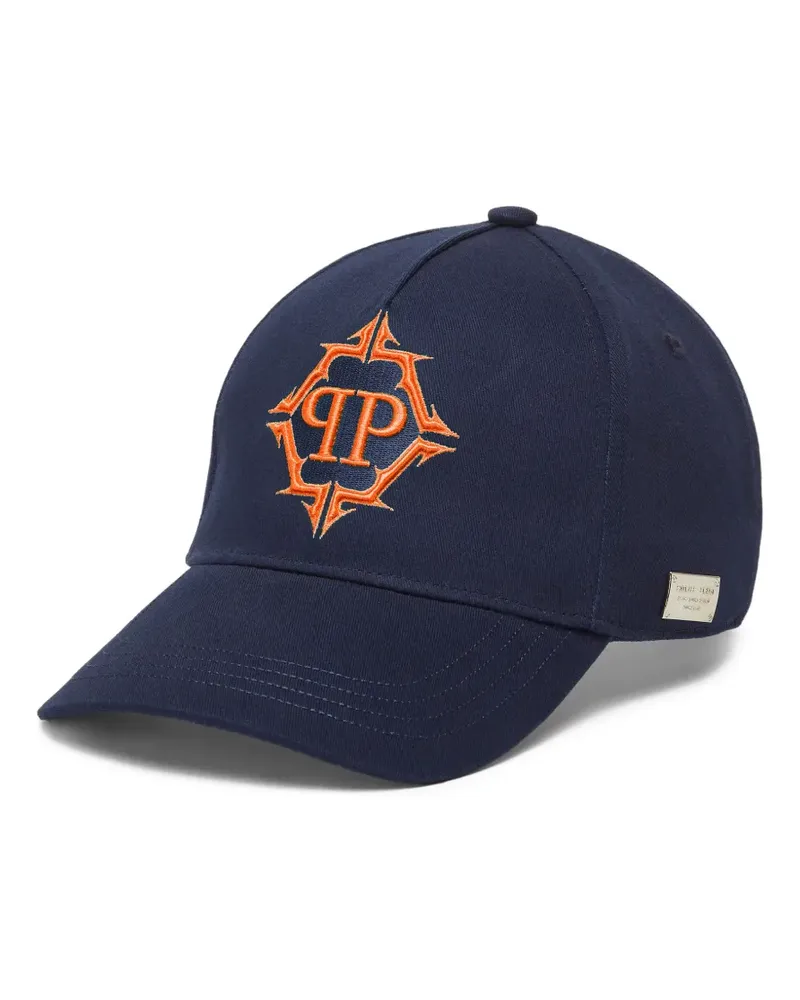 Philipp Plein Baseballkappe mit Logo - Blau Blau