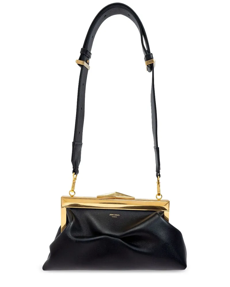 Jimmy Choo Diamond Frame Clutch - Schwarz Schwarz