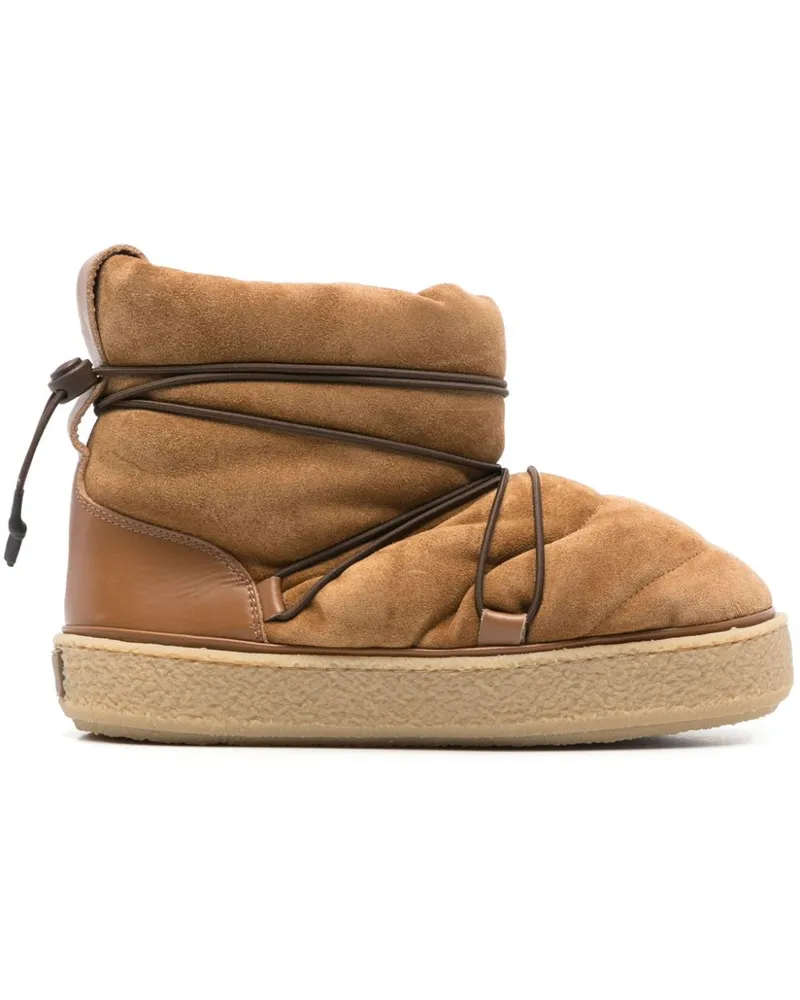 Isabel Marant Heta Stiefeletten aus Wildleder - Schwarz Schwarz
