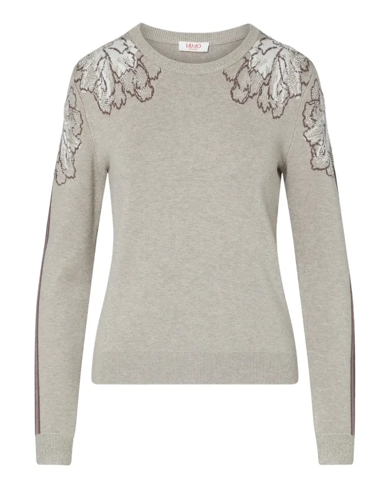 Liu Jo Pullover mit Jacquard - Nude Nude