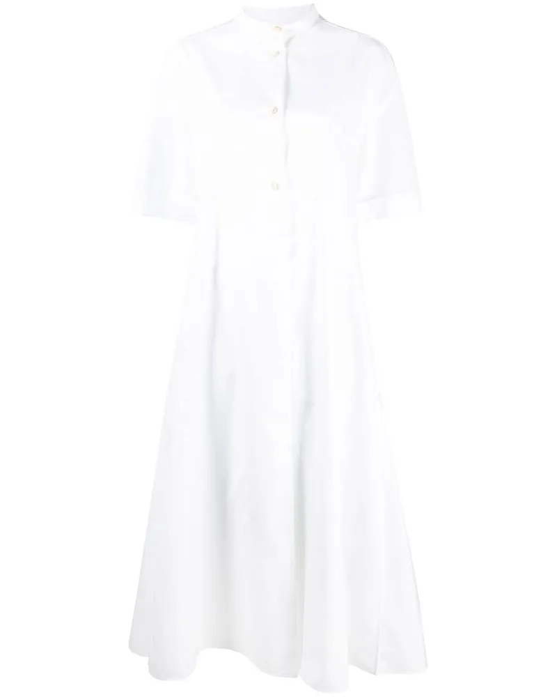 Jil Sander Klassisches Hemdkleid - Weiß Weiß