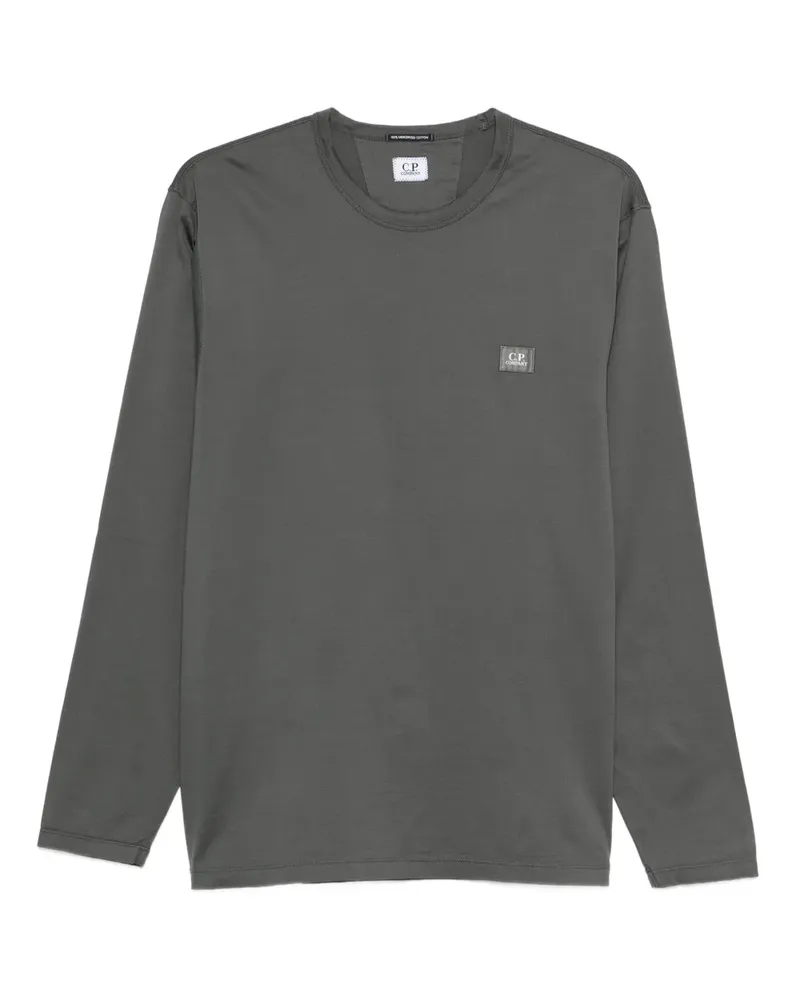 C.P. Company Langärmeliges T-Shirt - Grau Grau