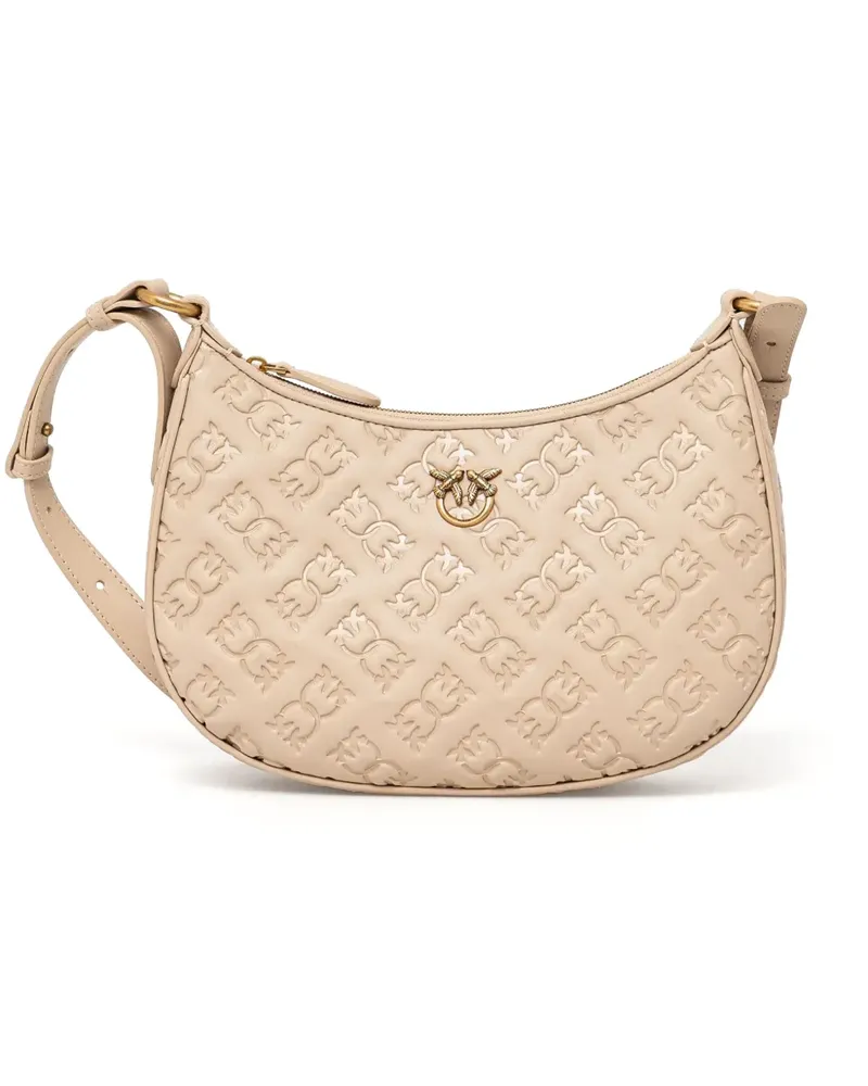Pinko Love Schultertasche - Nude Nude