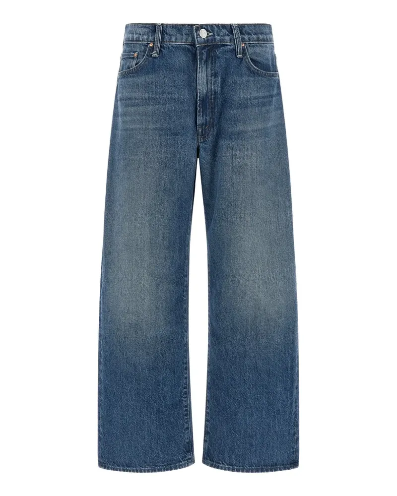Mother Dodger Flood Wide-Leg-Jeans - Blau Blau