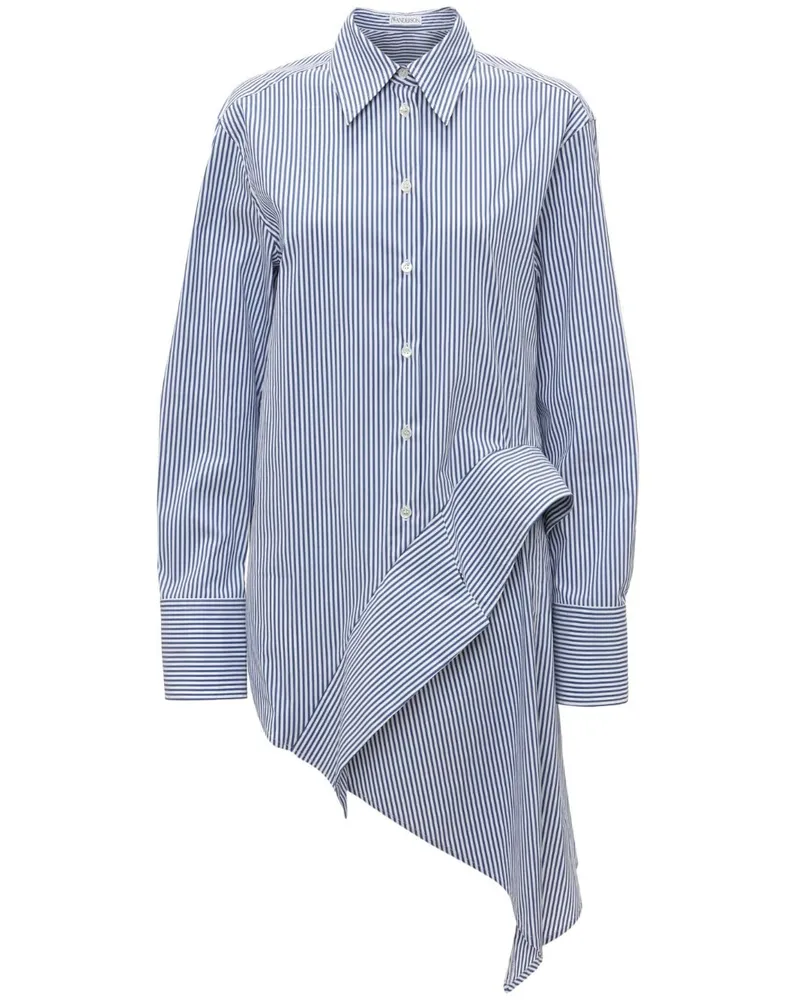J.W.Anderson Gestreiftes Hemd - Blau Blau