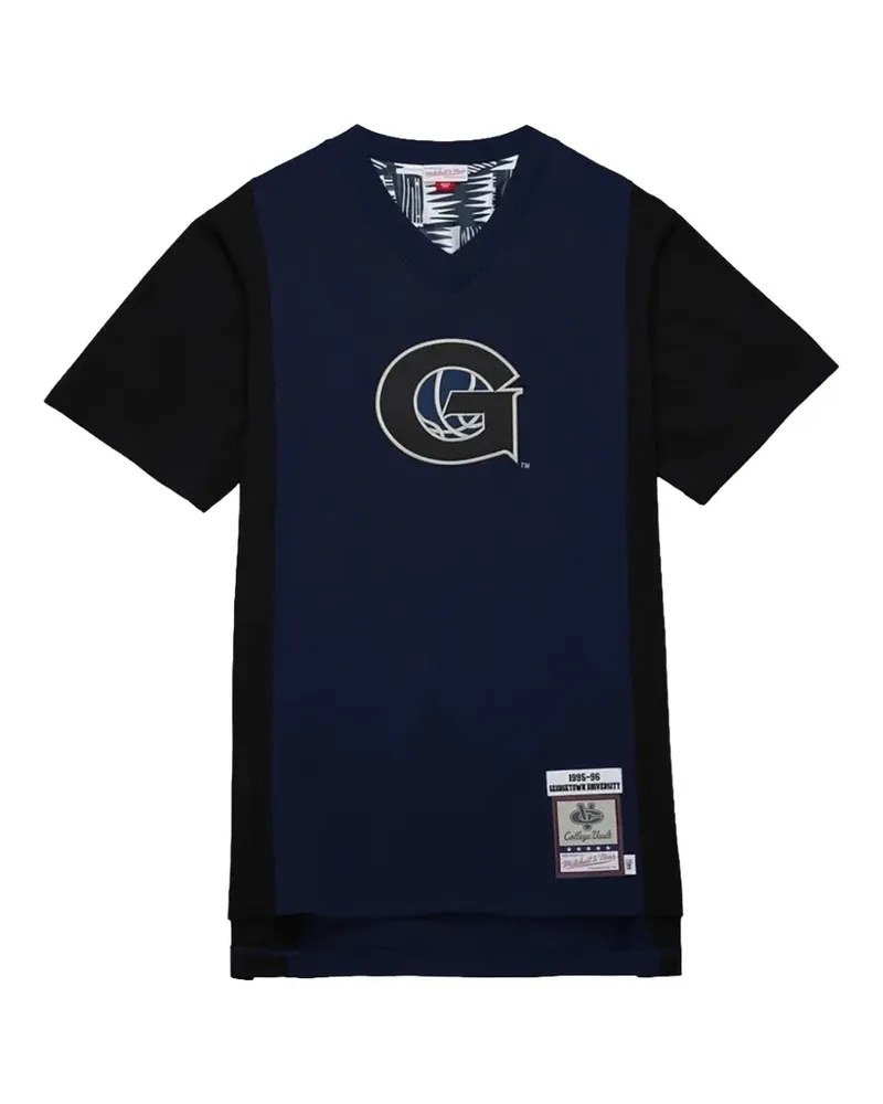 Mitchell & Ness Georgetown Hoyas 1995/96 Authentic Shooting T-Shirt - Blau Blau