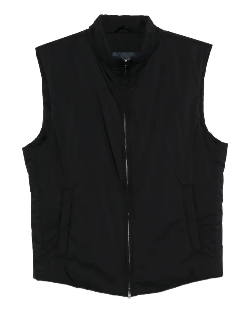 Herno zip sleeveless gilet - Schwarz Schwarz