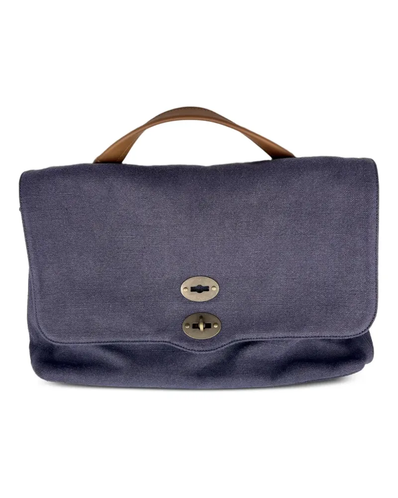 Zanellato Postina Schultertasche - Blau Blau