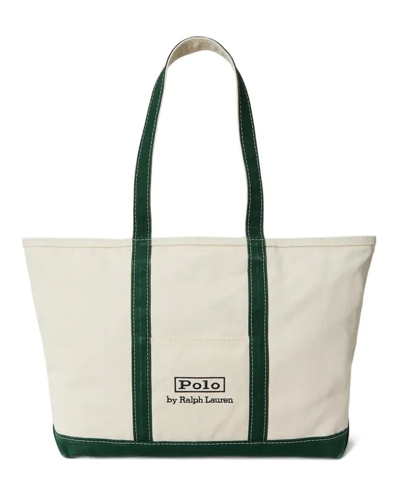 Ralph Lauren Tote Bag aus Canvas - Nude Nude