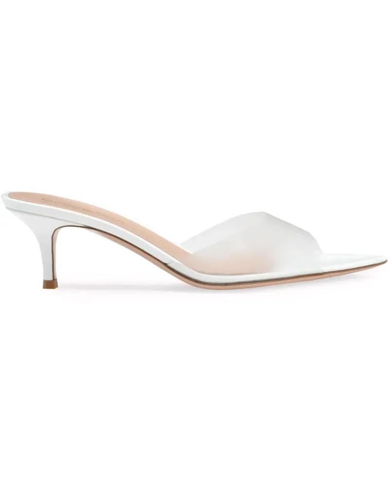 Gianvito Rossi Elle Mules 55mm - Weiß Weiß