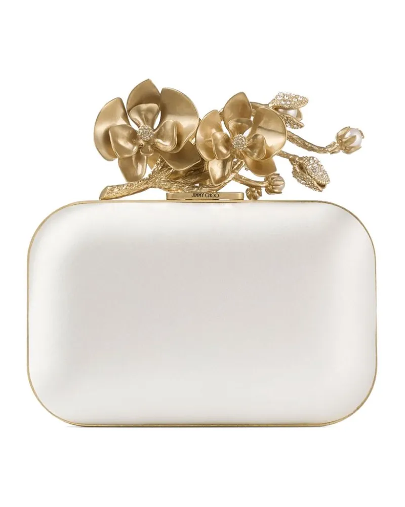 Jimmy Choo Cloud Clutch - Weiß Weiß
